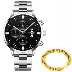 Fashion Men Stainless Steel Watch